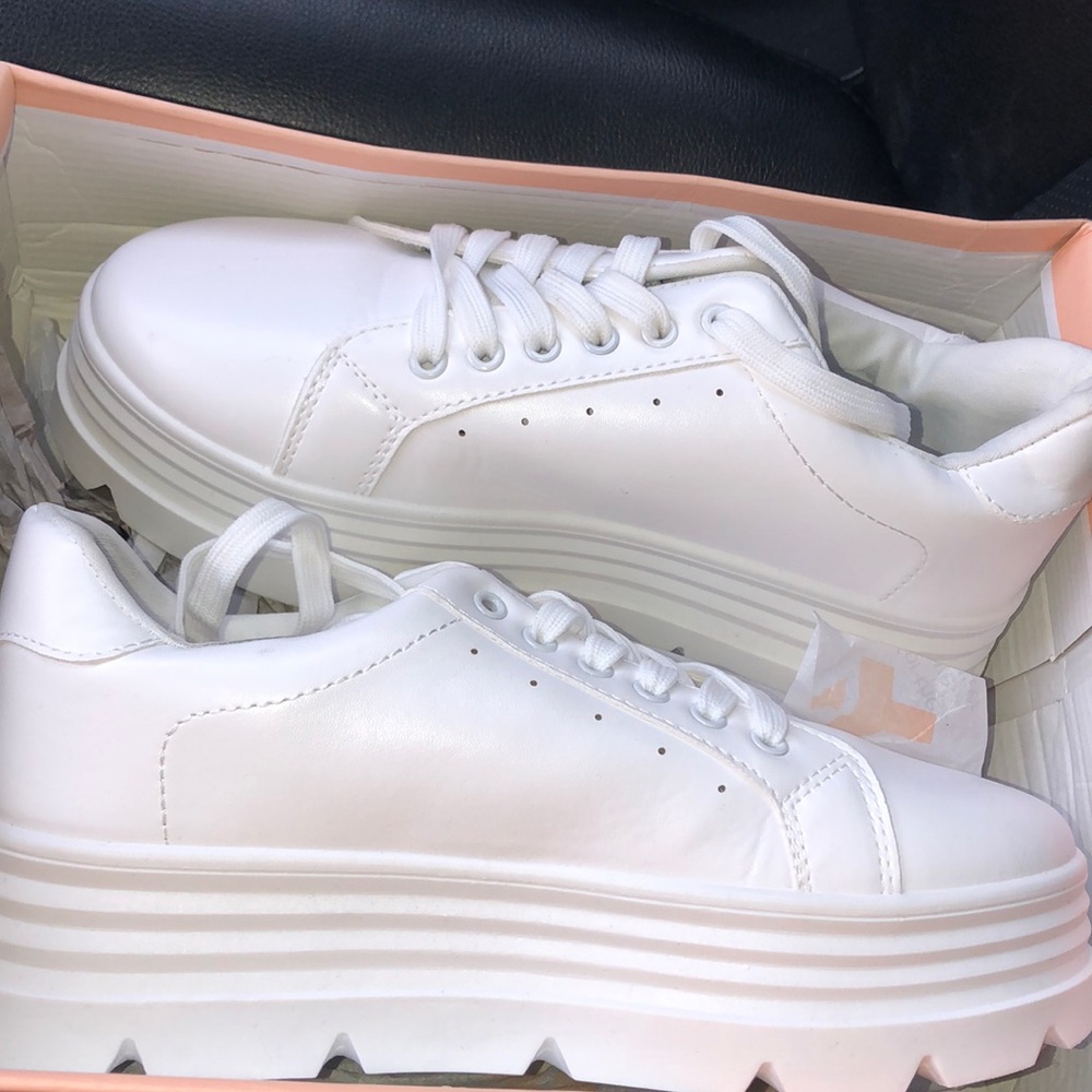 White sneakers!!